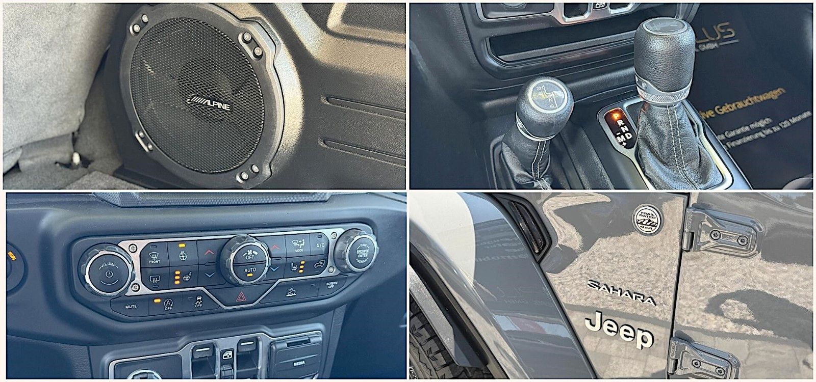 Fahrzeugabbildung Jeep Wrangler 2.0 T Unlimited Sahara OFFROAD 4x4 19%
