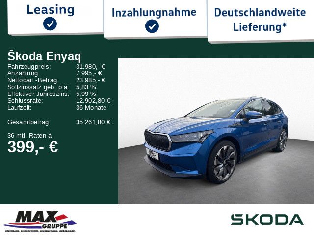 Enyaq iV 80 ecoSuite MATRIXLED+AHK+HUD+PANO+NAVI