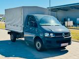 Volkswagen T6 2,0 TDI Pritsche+Plane Lang *LEDER*1.HAND*LKW - LKW pritsche gebraucht