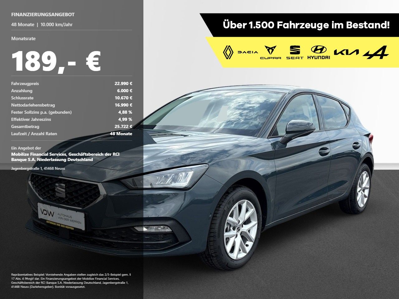 Seat Leon Road Edition TSI Navi SHZ Rückfahrkamera