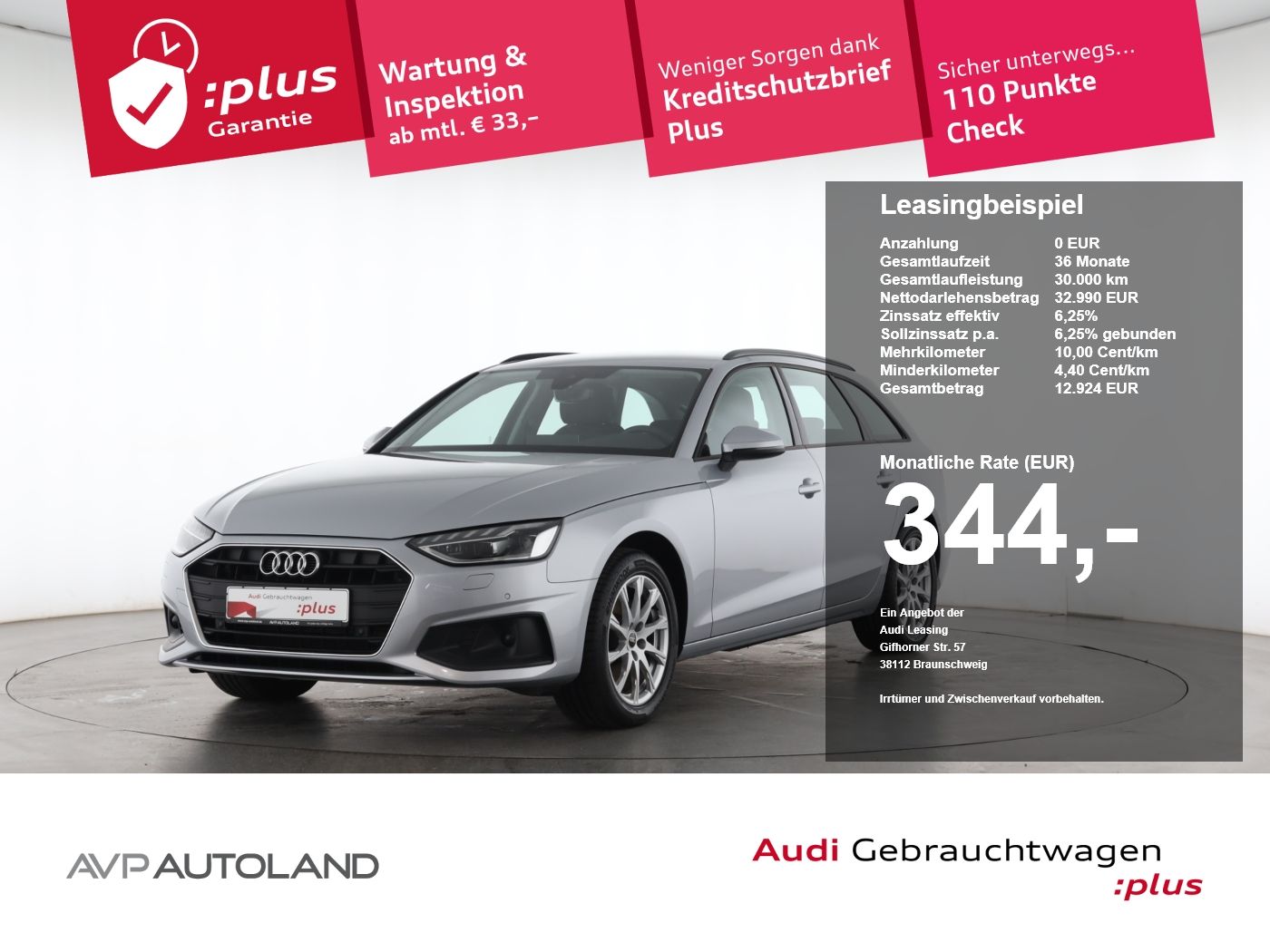 Audi A4 Avant 30 TDI S tronic Standheizung+LED