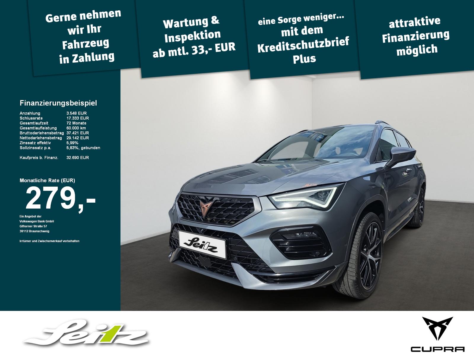 Cupra Ateca 2.0 TSI 4Drive *LED*BEATS*KAMERA*NAVI*