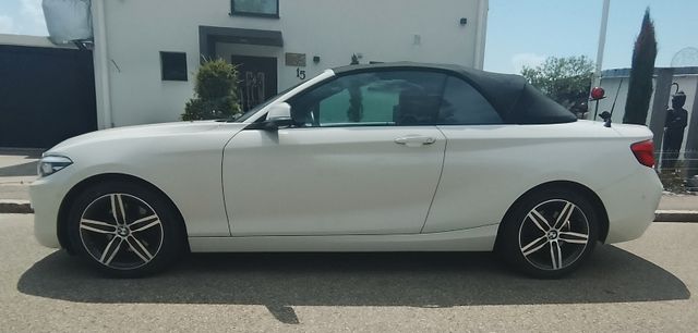 BMW 220i Stept. Cabrio Advant. Autom. Navi. 8xALU