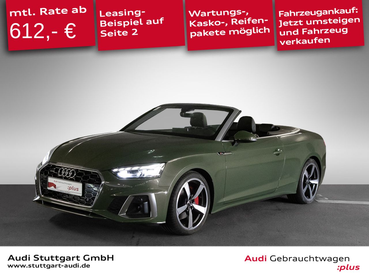 Audi A5 Cabrio 45 TFSI quattro S line Matrix LED AHK