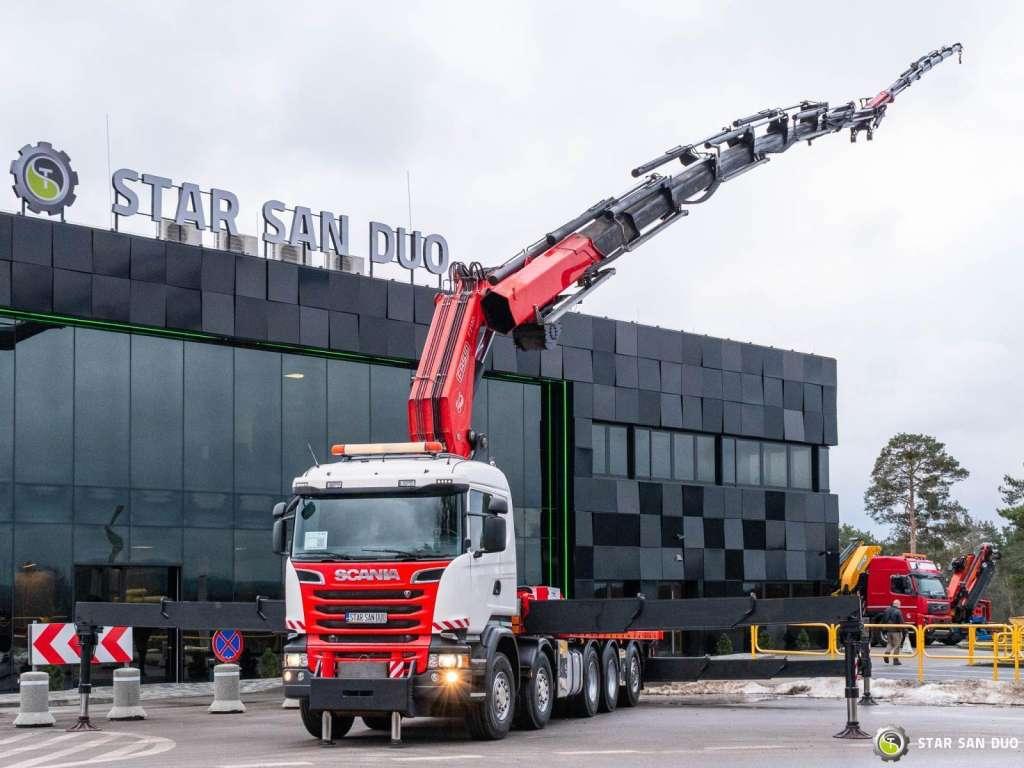 Scania  R520 10x4 FASSI F2150RAL.2.28 Crane Kran Winch