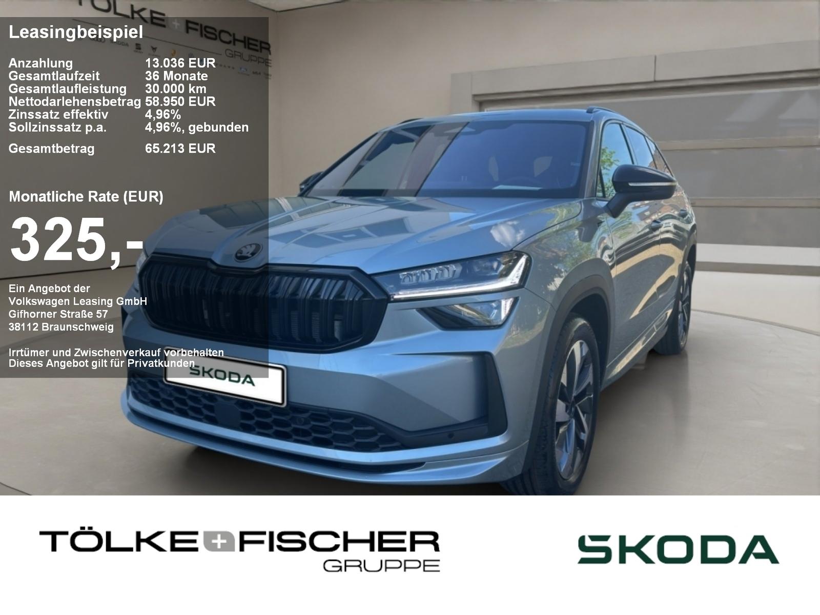 Skoda Kodiaq 2.0 TDI 4x4 W Sportline DCC ACC AHK AUT