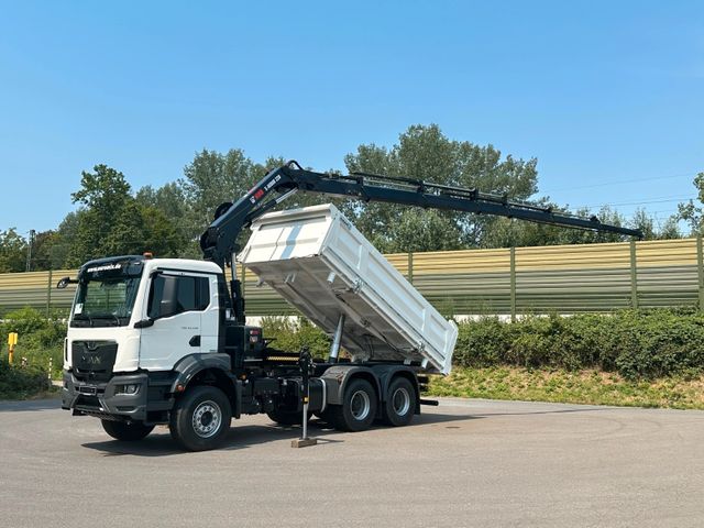 MAN TGS 33.440 6x4 /3-Seiten- Kipper /  HIAB 228-6