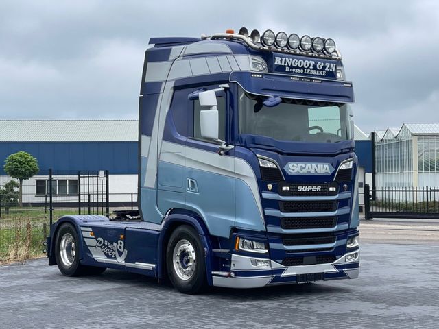 Scania S580 V8 NGS SHOWTRUCK, FULL AIR, RETARDER, 6X BA