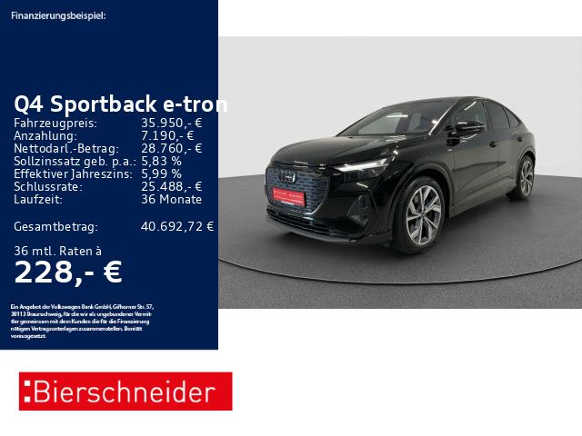 Audi Q4 Sportback 50 e-tron qu 2x S-Line Black LED PA