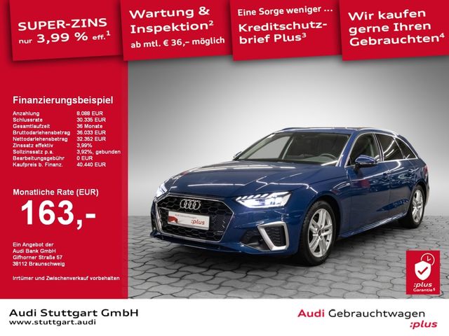 Audi A4 Avant S line 35 TDI S tronic AHK SHZ Navi VC