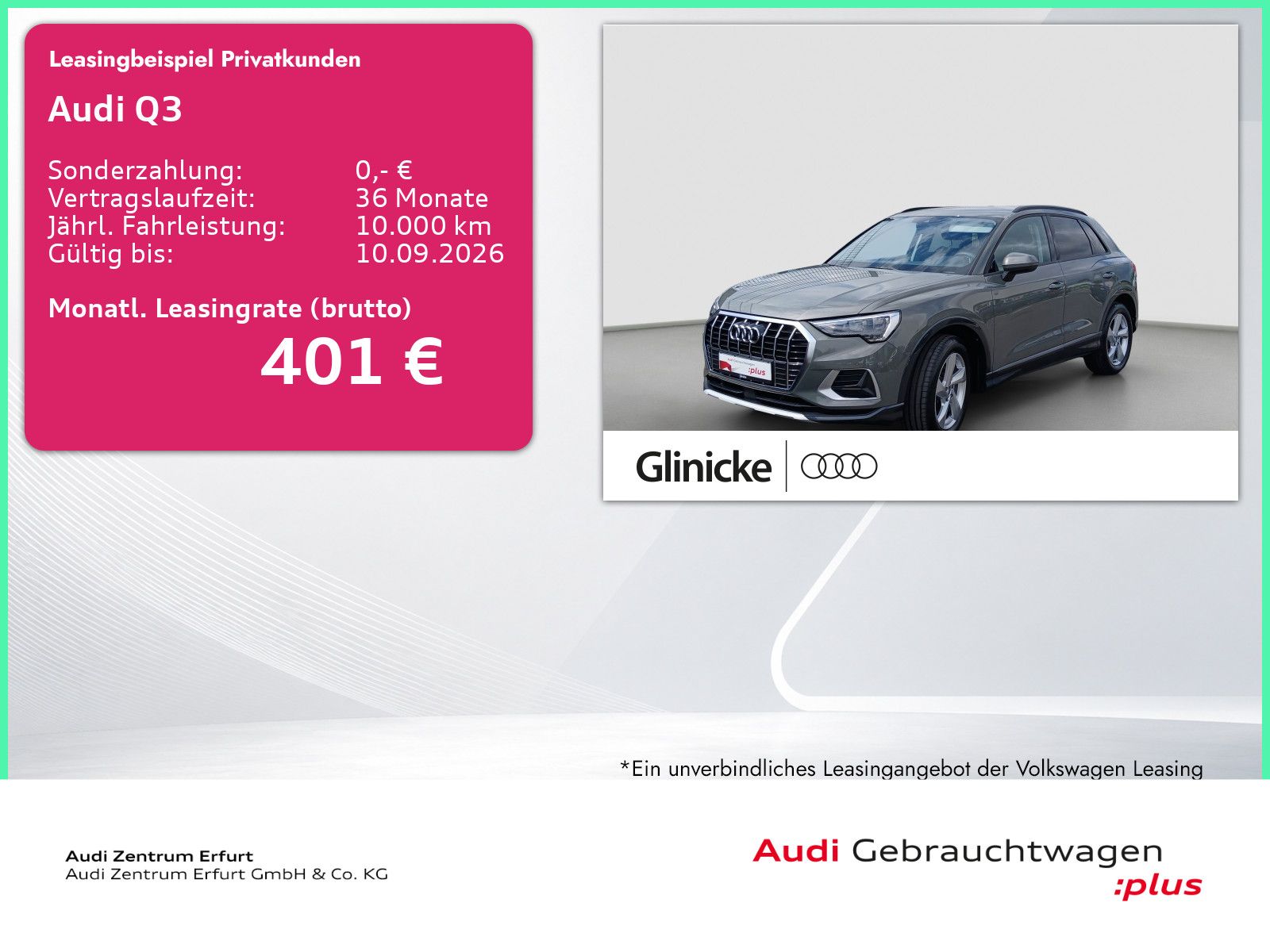 Audi Q3 SUV advanced 35 TFSI S-tronic Navi SHZ AHK Sm