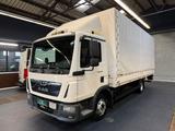 MAN TGL 8.190 PRITSCHE + PLANE LBW KLIMA 63TKM AHK - MAN Pritsche + Plane