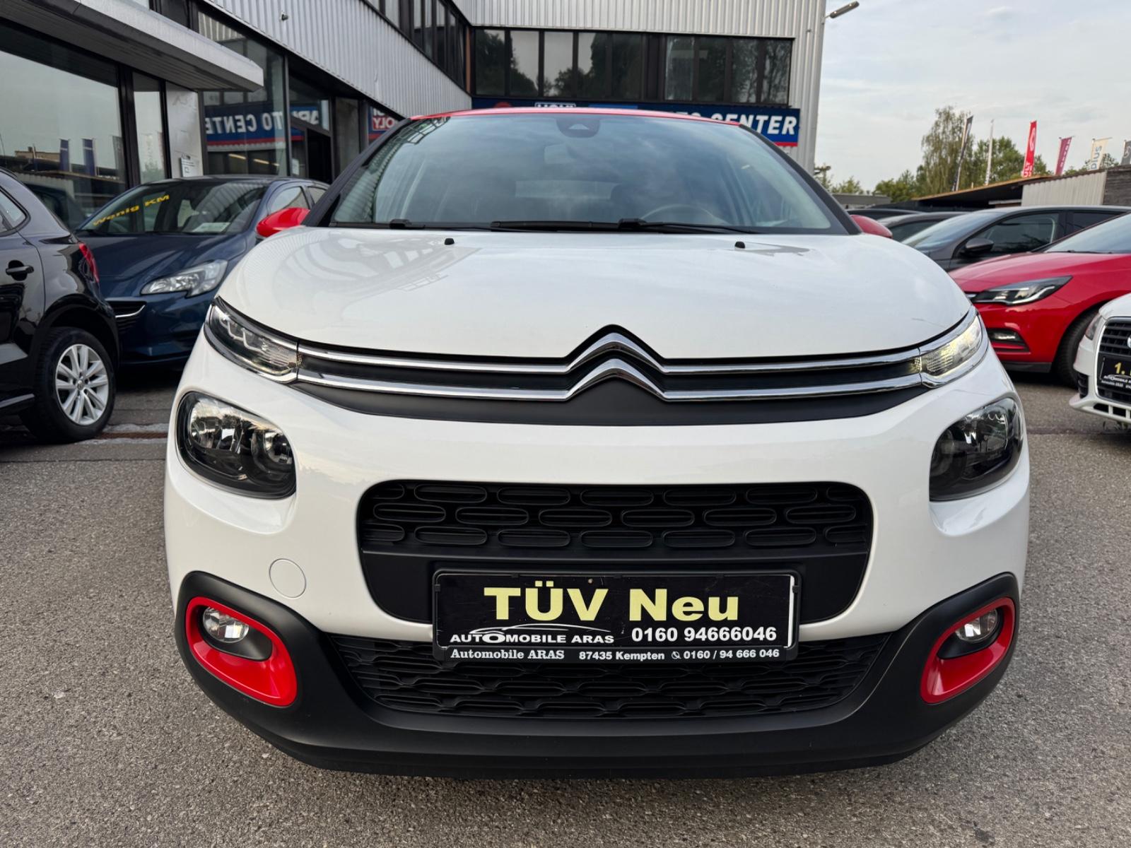 Citroën C3  1.2 Shine Euro6 Tüvneu 1hand Automatik Kame