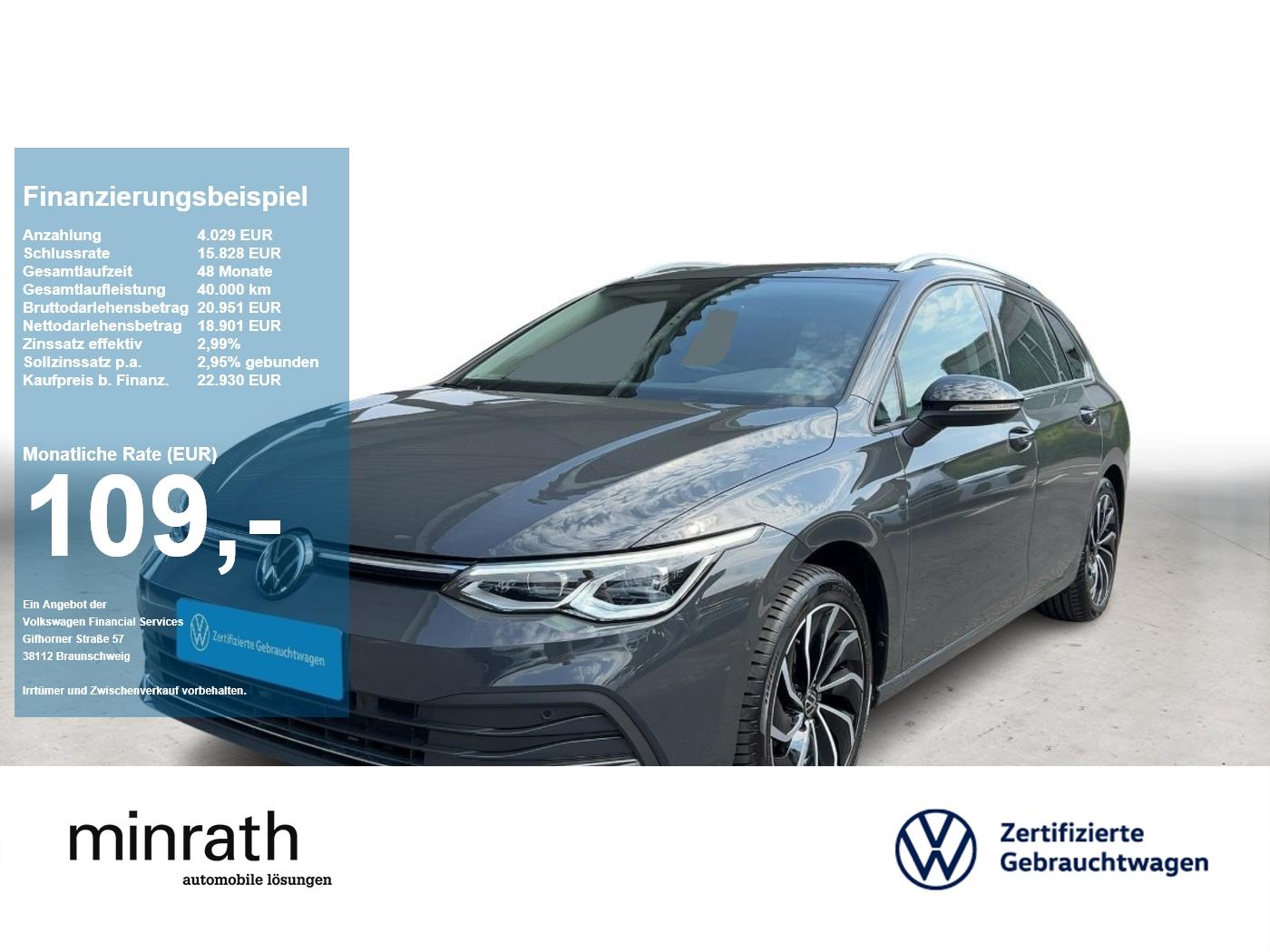 Volkswagen Golf VIII Variant ACTIVE 1.5 eTSI DSG MATRIX+PAN, миниатюра 18