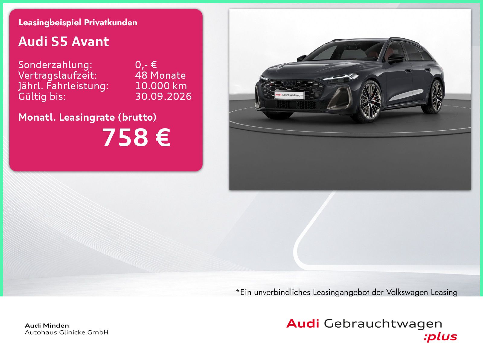 Audi S5 Avant 3.0 TFSI qu. edition one LED LM 20" 360