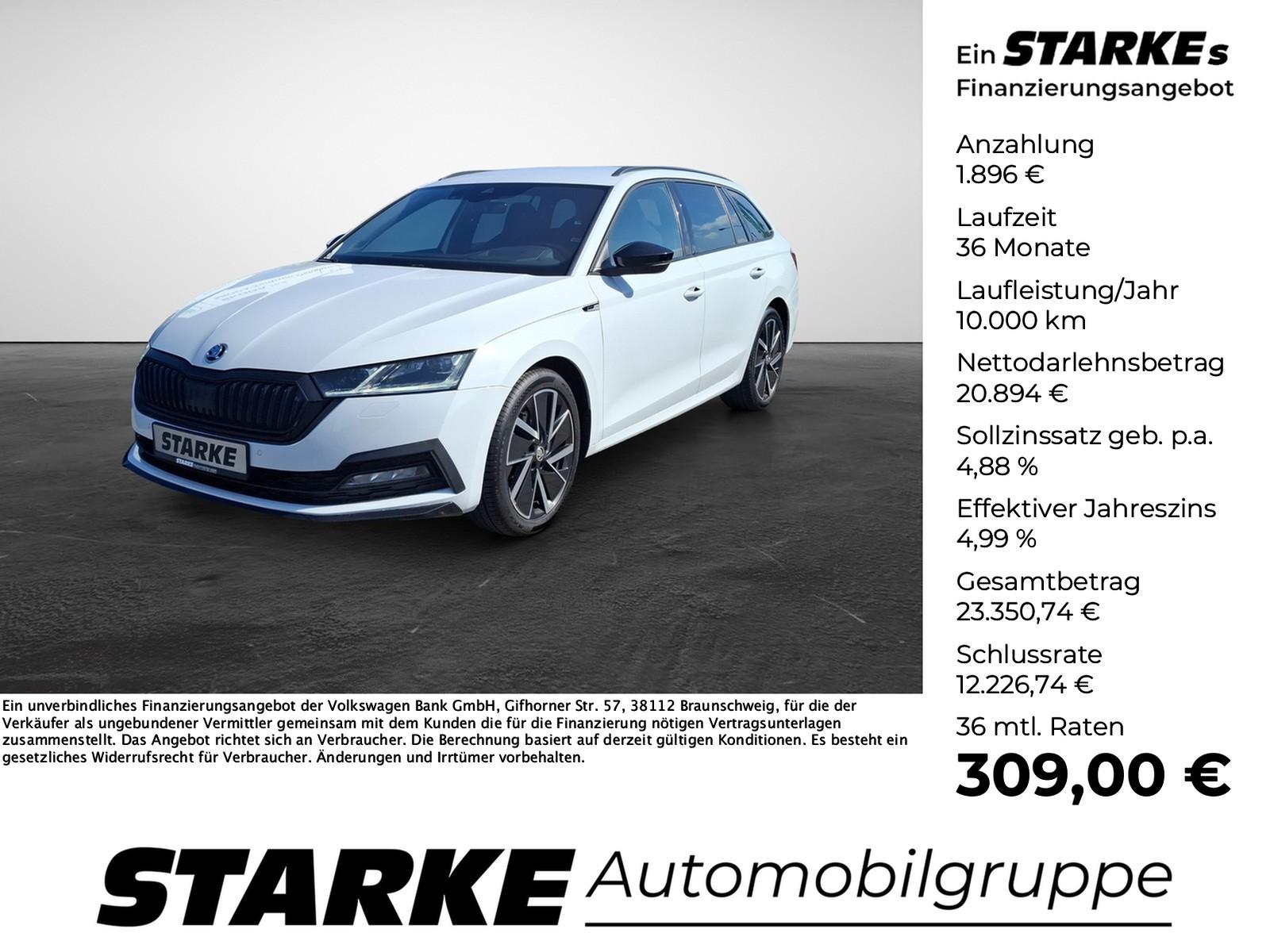 Skoda Octavia Combi 2.0 TDI DSG Sportline  HeadUp Navi
