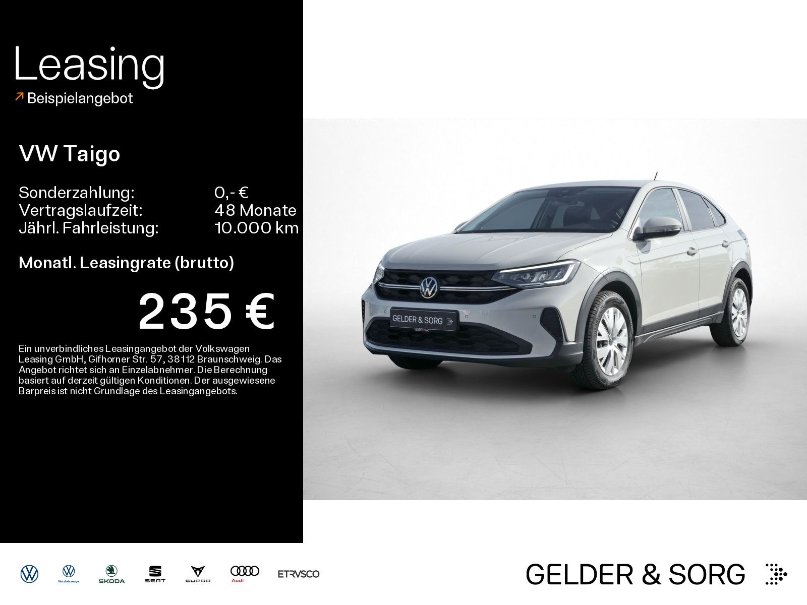 Volkswagen Taigo 1.0 TSI LED*Klima*Einparkhilfe*DAB+*Digita