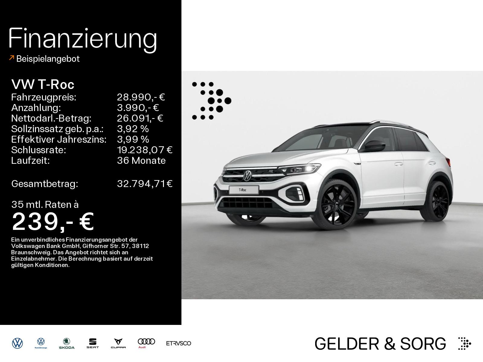 Volkswagen T-Roc R-Line 1.5 TSI Leder*AHK*Matrix*RFK*CarPla