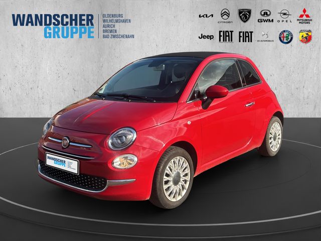 Fiat 500C 1.2 8V Lounge PDC CARPLAY KLIMA LICHTSENSOR