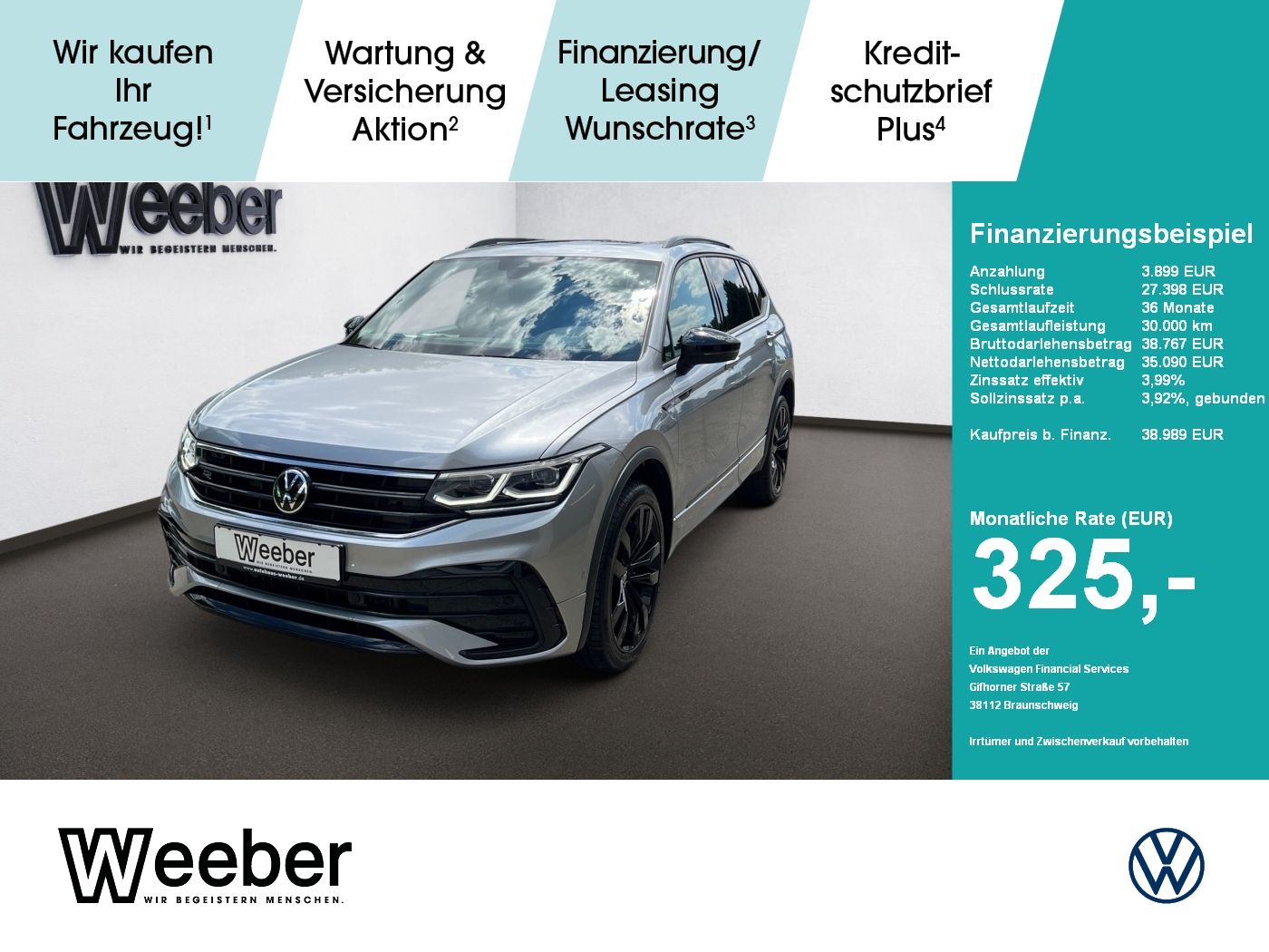 Volkswagen Tiguan Allspace R-Line 4Motion *KEYLESS*PANO*KAM