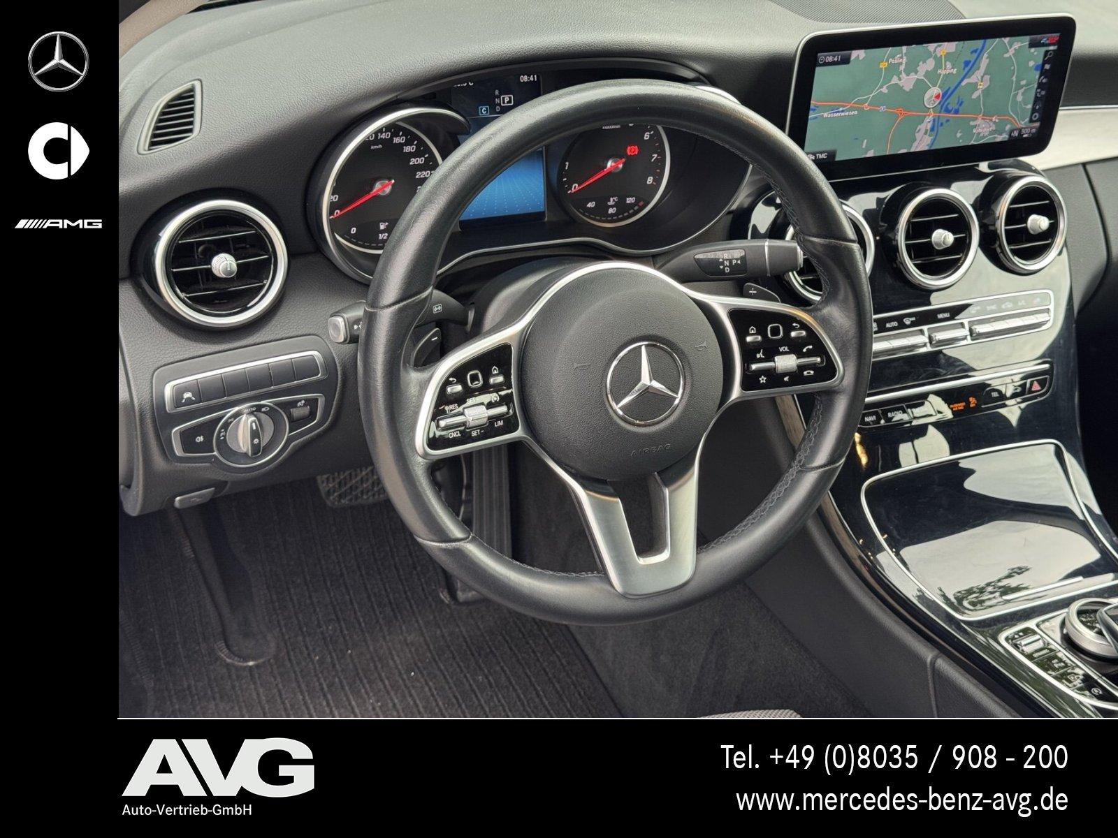 Mercedes-Benz C-Class T Avantgarde LED RFK SHZ AHK DAB 9G KEYGO, миниатюра 8