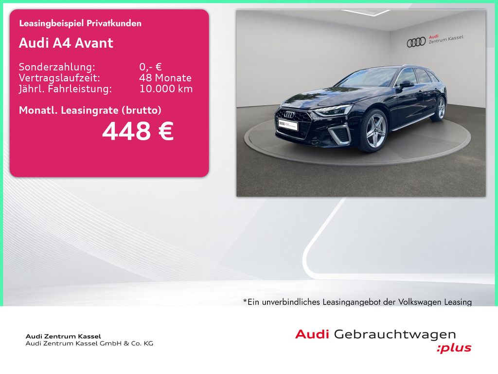 A4 Avant 40 TFSI S line Matrix Kamera Carplay