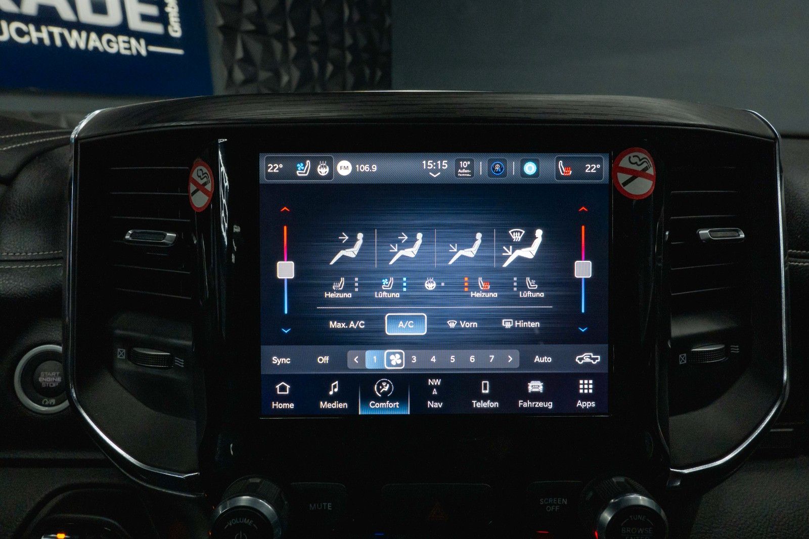 Fahrzeugabbildung Dodge RAM 5.7 V8 HEMI 4x4 NIGHT Laramie ARMY STYLE 19%