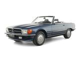 Mercedes-Benz R107 SL 560 frame off - blaue Mercedes-Benz SL 560