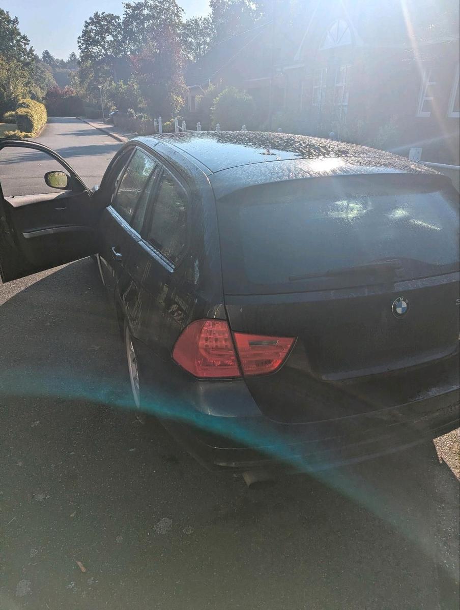 BMW 318 2009 — rear view