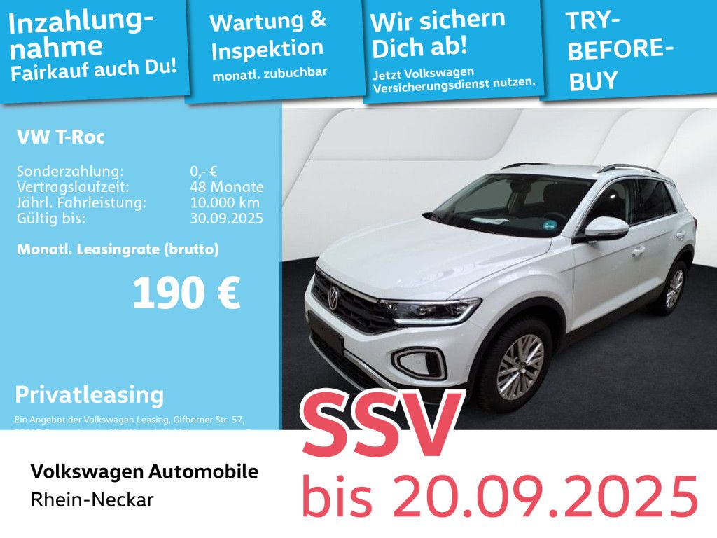 T-Roc 1.0 TSI Life Navi PDC LED uvm