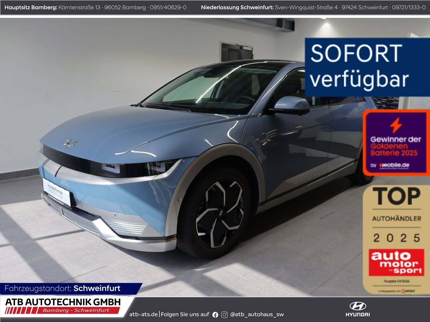 Fahrzeugabbildung Hyundai IONIQ 5 77,4 kWh TECHNIQ 2WD 98,8% SOH Panorama