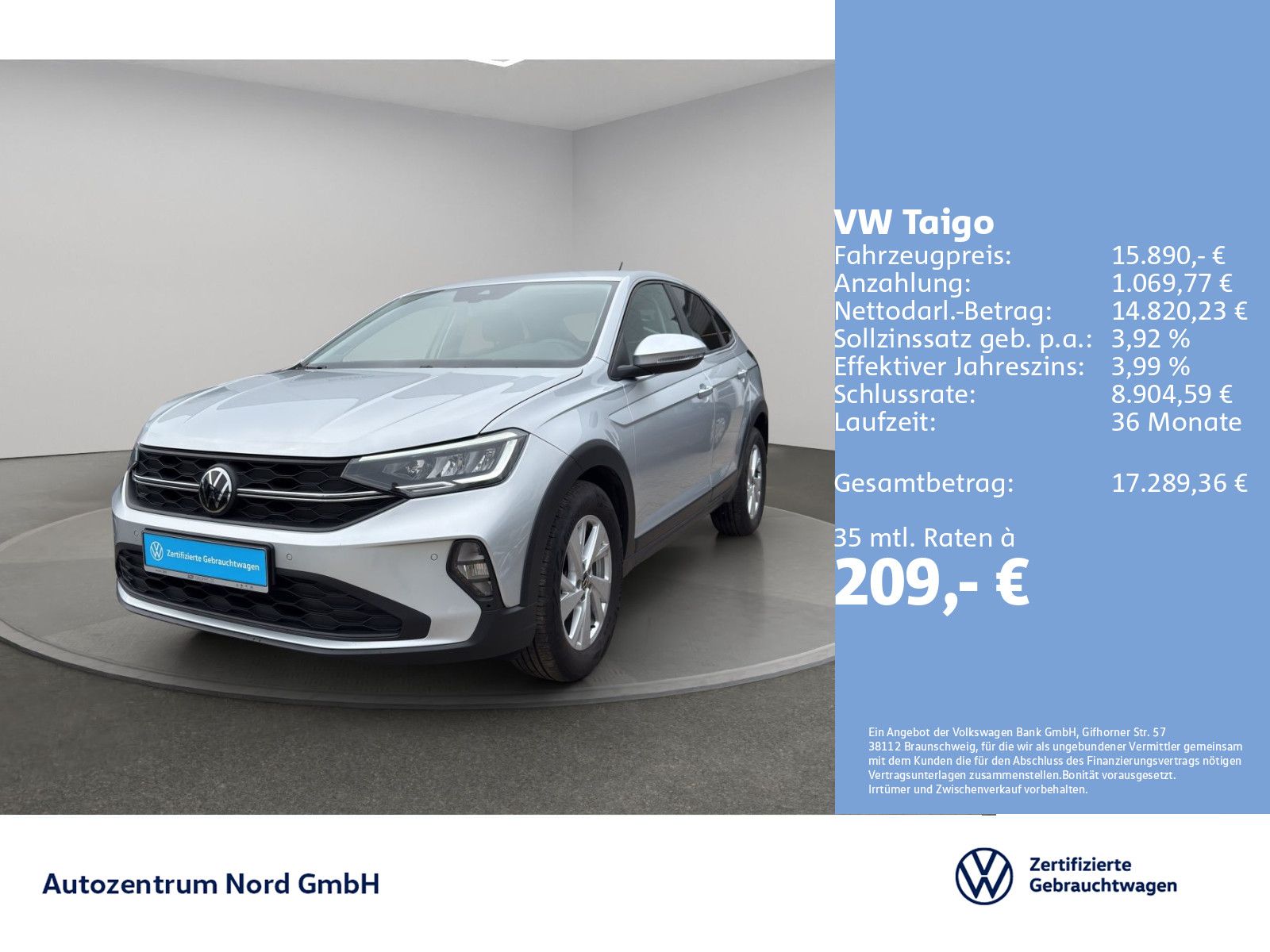 Volkswagen Taigo 1.0 TSI LED+SITZHZG+APP-CONNECT