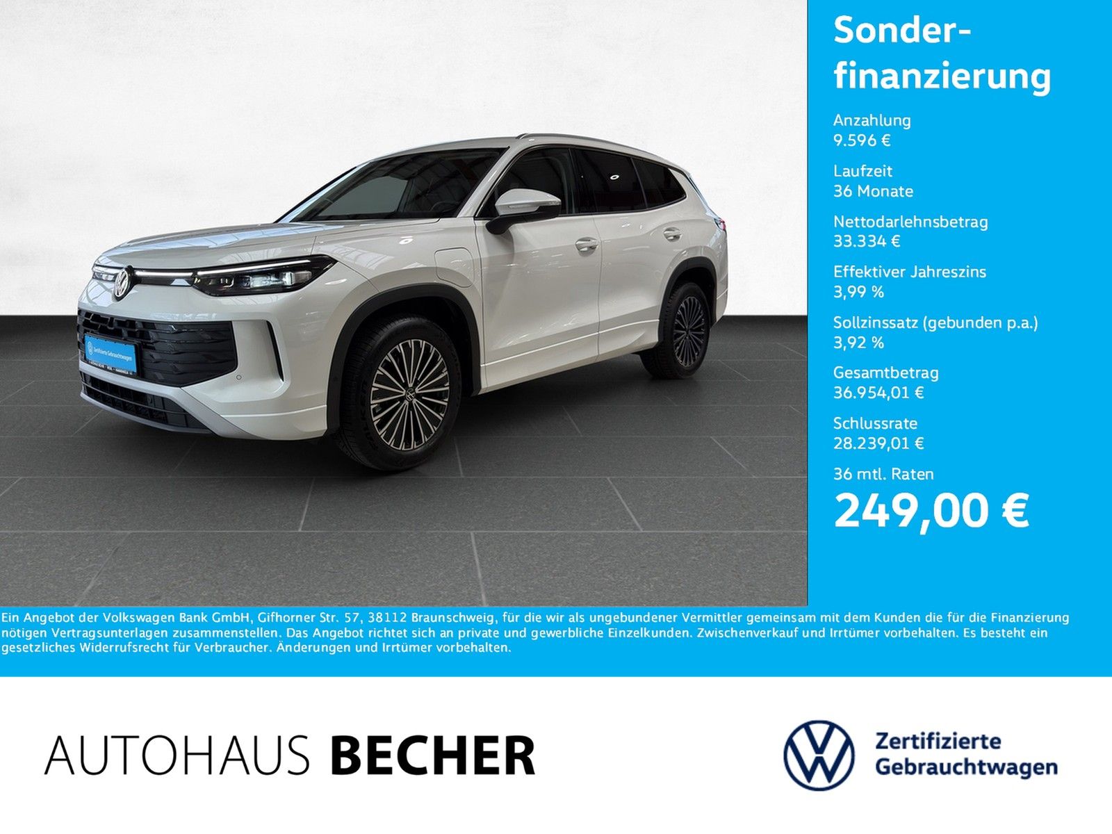 Volkswagen Tayron Life 1.5 eHybrid DSG AHK CarPlay LED foto 1