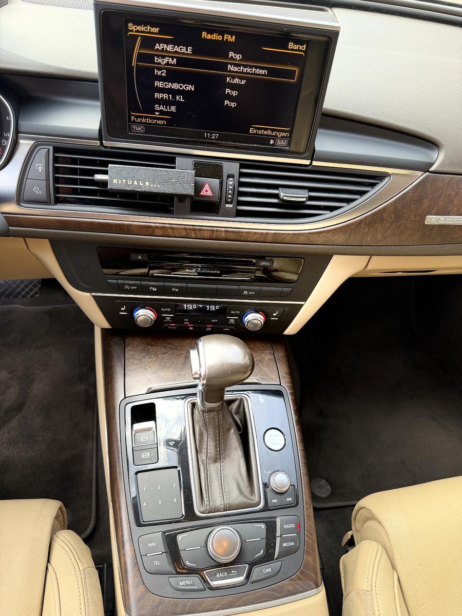 Audi A6 3.0 BiTDI quattro | 310 ch | BVA | Cuir beige | Bang & Olufsen | Affichage tête haute | Vision nocturne | Kit RS6