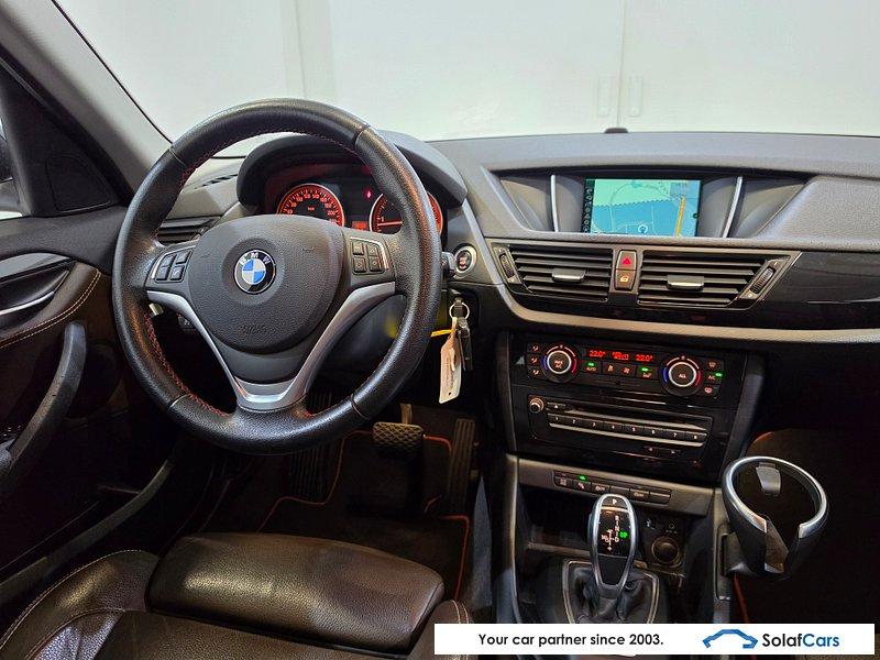 BMW X1 sDrive18d 143 ch • Boîte auto • Cuir brun • GPS • Bi-Xénon • Radars AV/AR