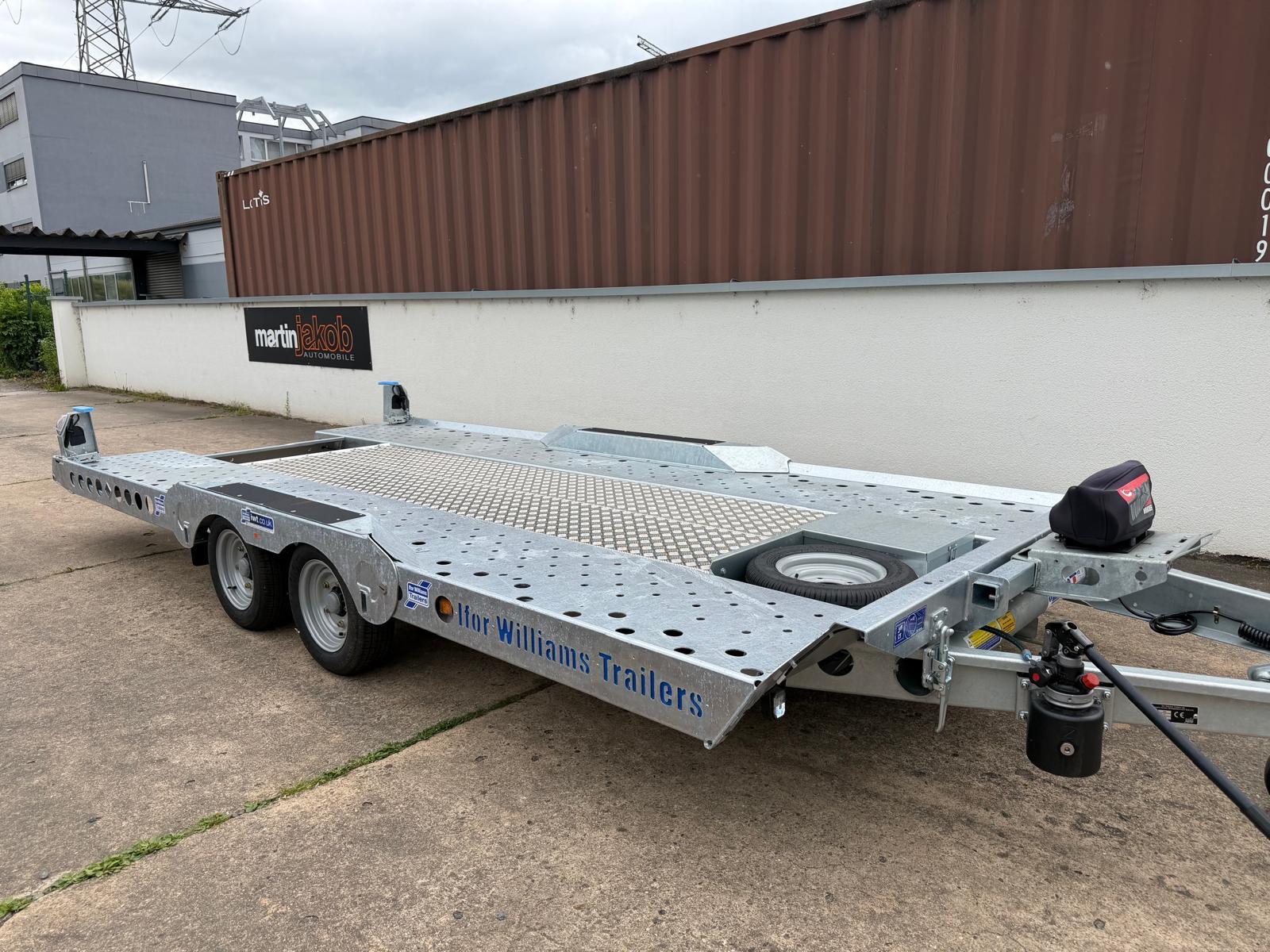Ifor Williams Autotransporter CT177+Auffahrrampen+Kippbar+Seil