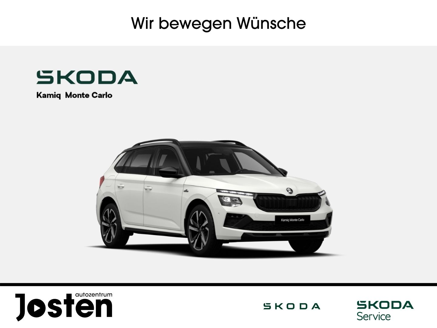 Skoda Kamiq Monte Carlo 1.0TSI AHK FahrAss+ Komfort+ W