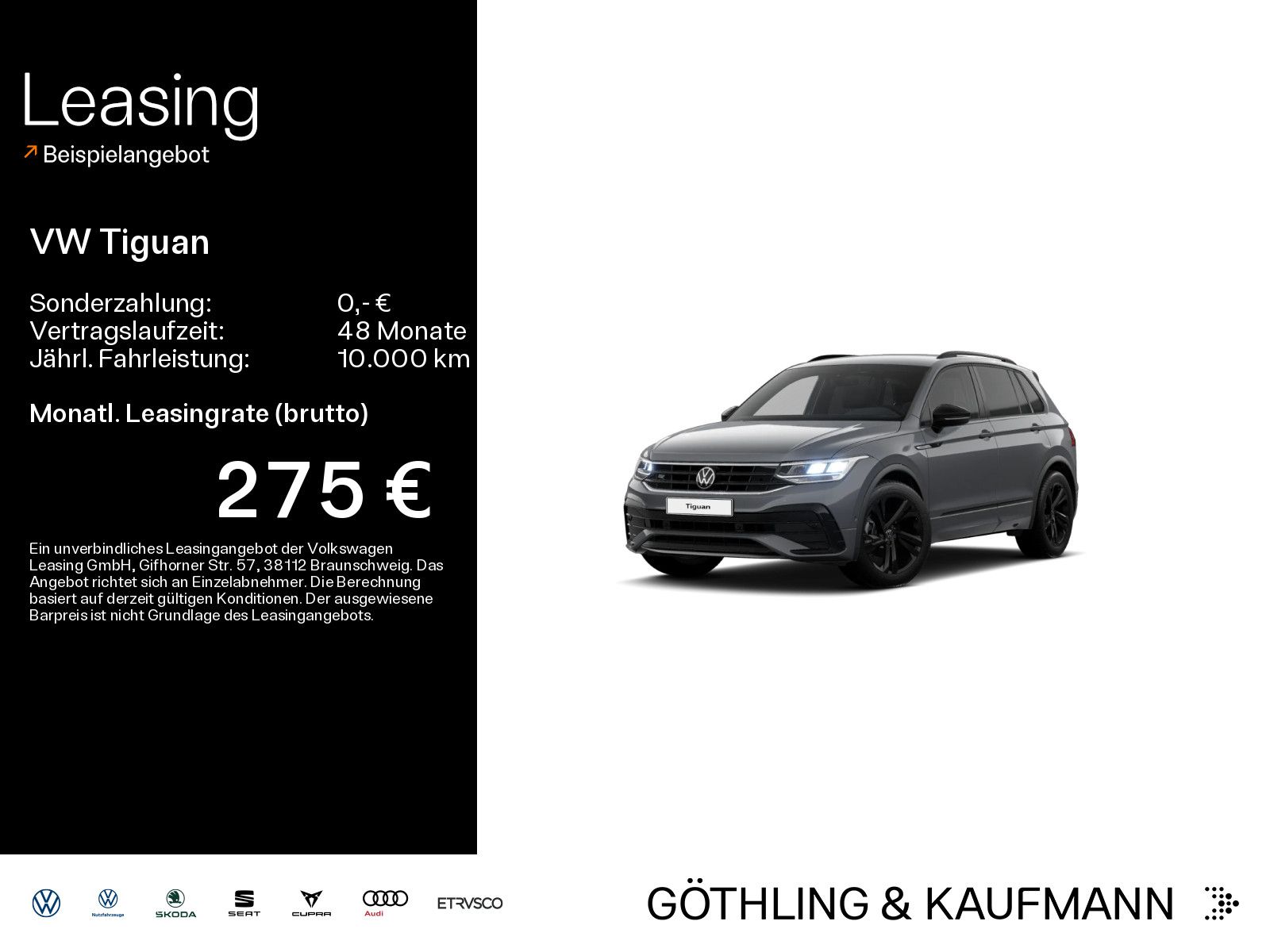 Volkswagen Tiguan 1.5 TSI R-Line DSG*NAVI*AHK*LEDER*KAM*LED