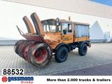 Unimog U52 411 4x4, Schmidt Schneefräse mit - Unimog 411