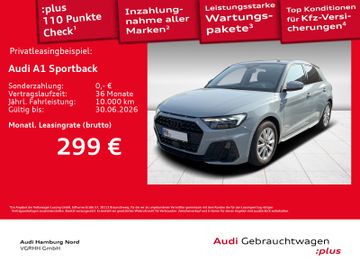 Audi Leasingangebot: Audi A1 Sportback 30 TFSI S line S tronic LED Kamera