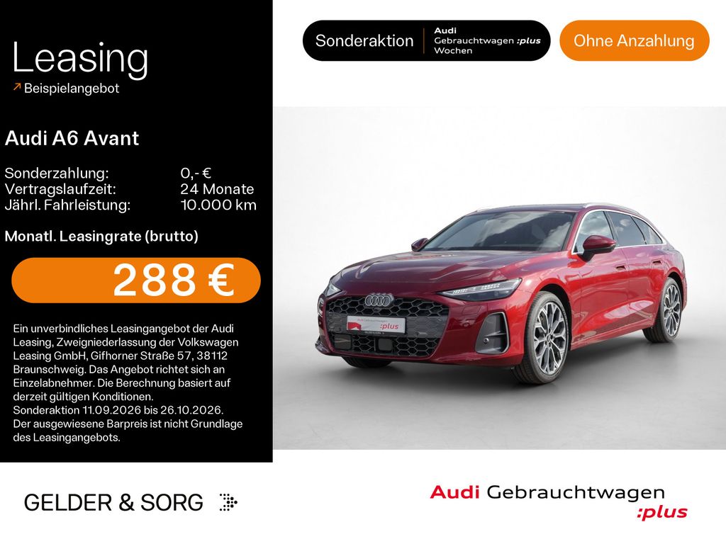 Audi A6 Avant 40 TDI OhneZusatzkosten*AHK*360°*Sound*