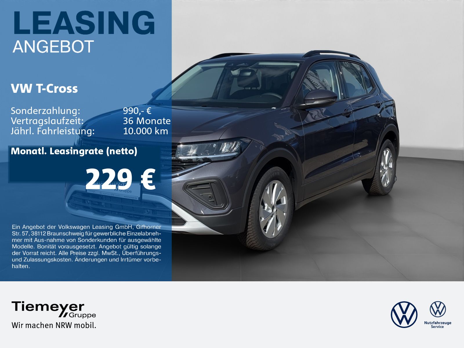 Volkswagen T-Cross 1.0 TSI DSG LIFE REAR VIEW NAVI SITZHZ L