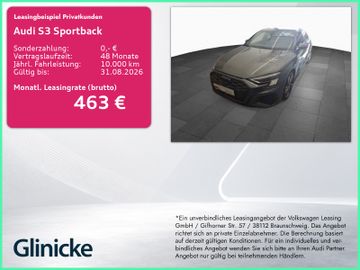Audi S3 Sportback 2.0 TFSI qu. Matrix PDC+ Carplay