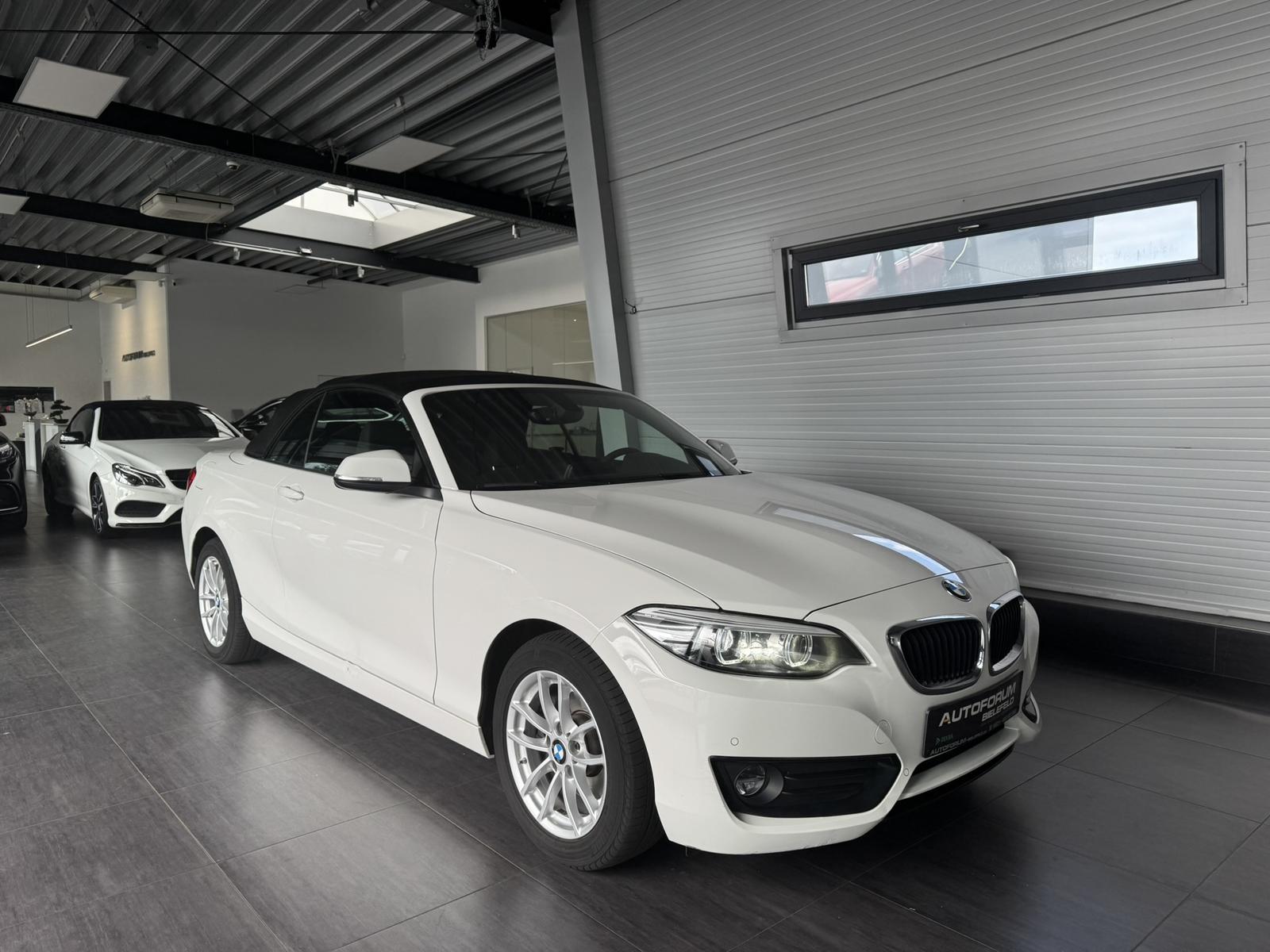 BMW 220i Cabrio Advantage|LED|H/K|Navi|RFK|LM16