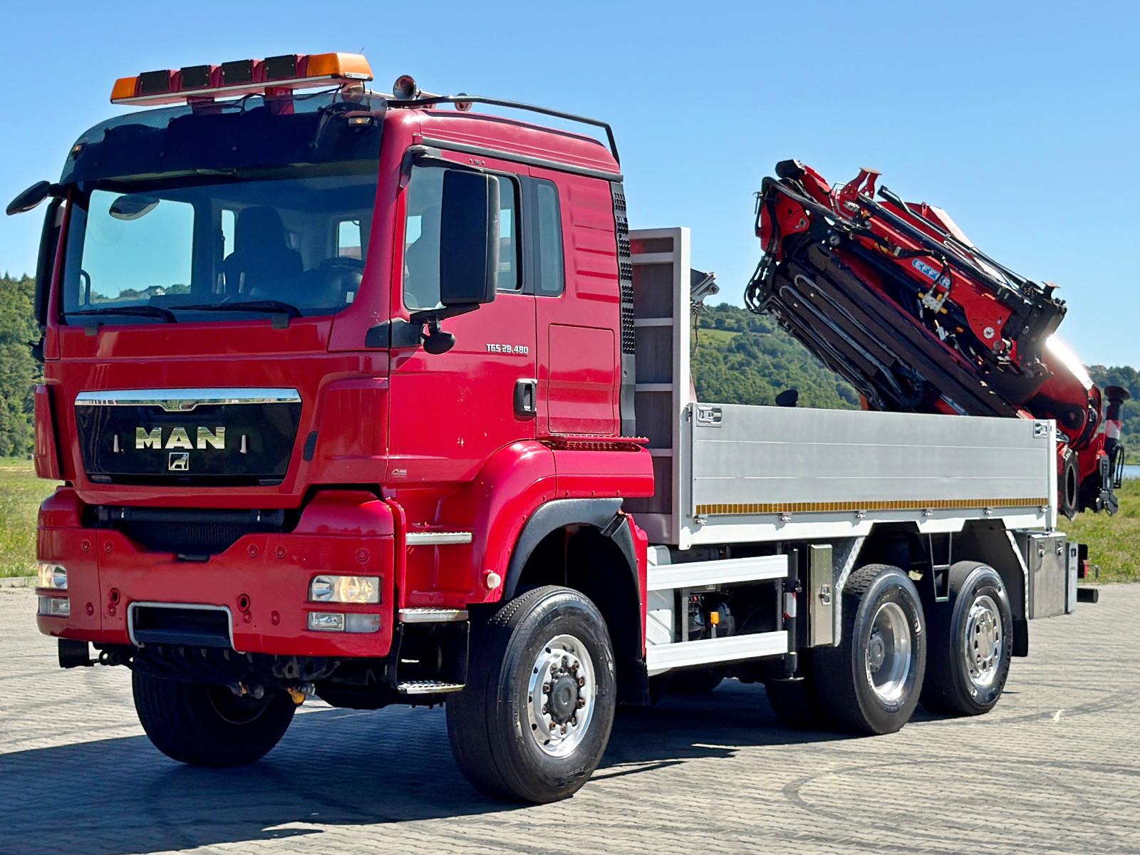 MAN TGS 28.480 * EFFER 255/5S + JIB 3S + FUNK * TOP