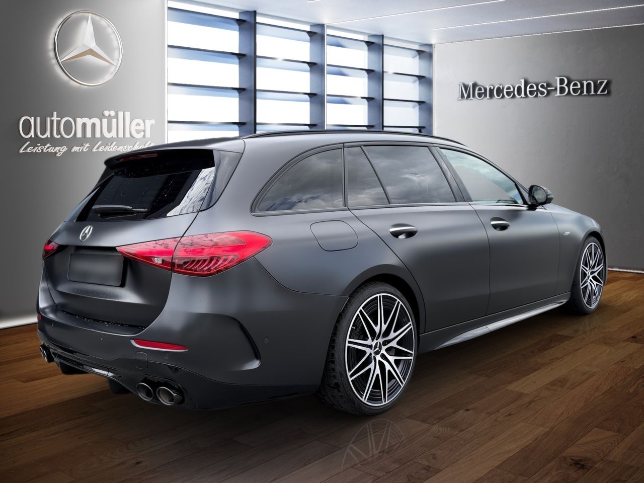 Fahrzeugabbildung Mercedes-Benz C 43 AMG 4M T NIGHT+PANO+AHK+PERF.-SITZE+MATT++