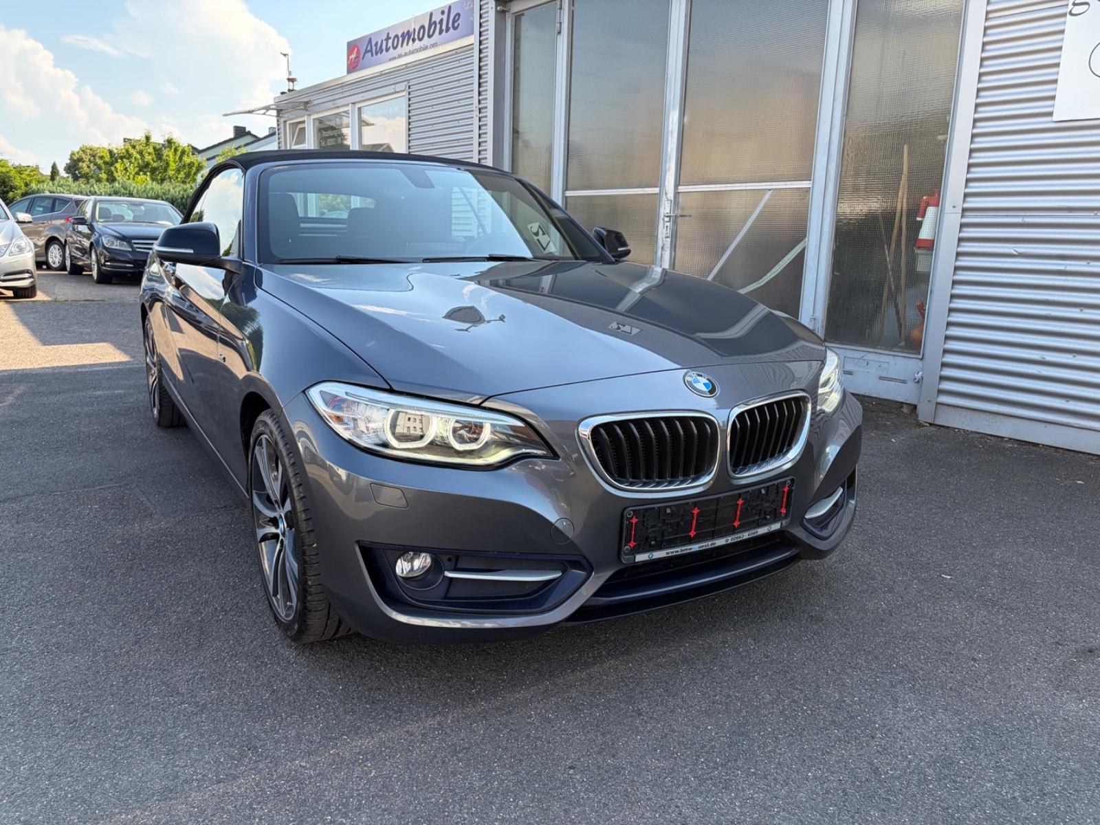 BMW 218i Cabrio Sport Line