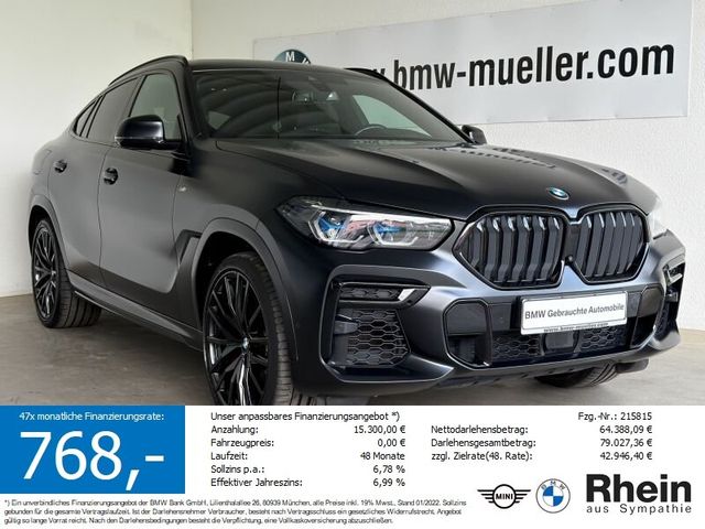 BMW X6 M50i SHZ/LASER/INT/hk/HUD/360/PanSky/FondTV