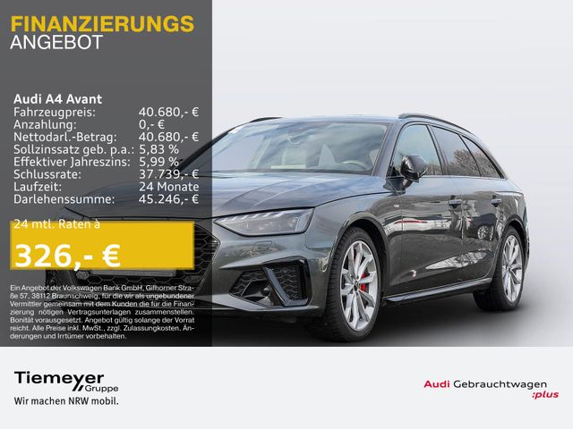 Audi A4 Avant 40 TFSI Q 2x S LINE KAMERA AHK VIRTUAL