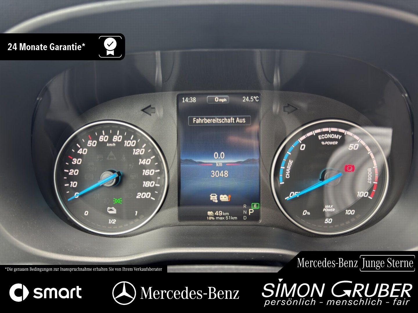 Fahrzeugabbildung Mercedes-Benz eVito 112 Kasten Lang Multibeam Kamera Sitzhzg.